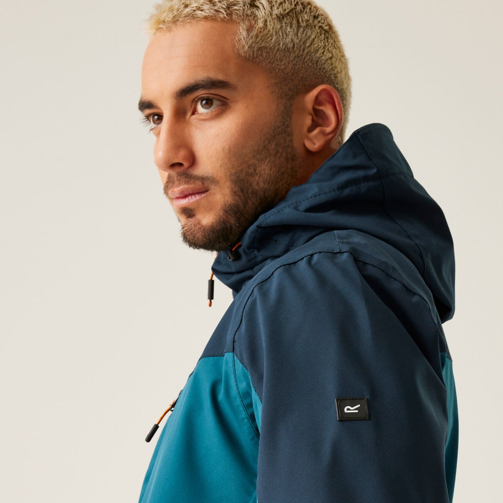 Regatta Men's Birchdale Waterproof Jacket | Moroccan Blue Navy Moonlight Denim