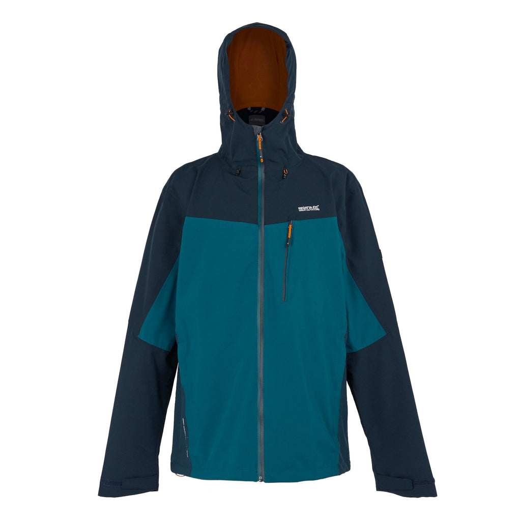Regatta Men's Birchdale Waterproof Jacket | Moroccan Blue Navy Moonlight Denim