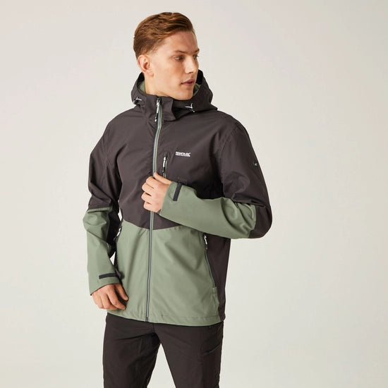Regatta green waterproof jacket clearance