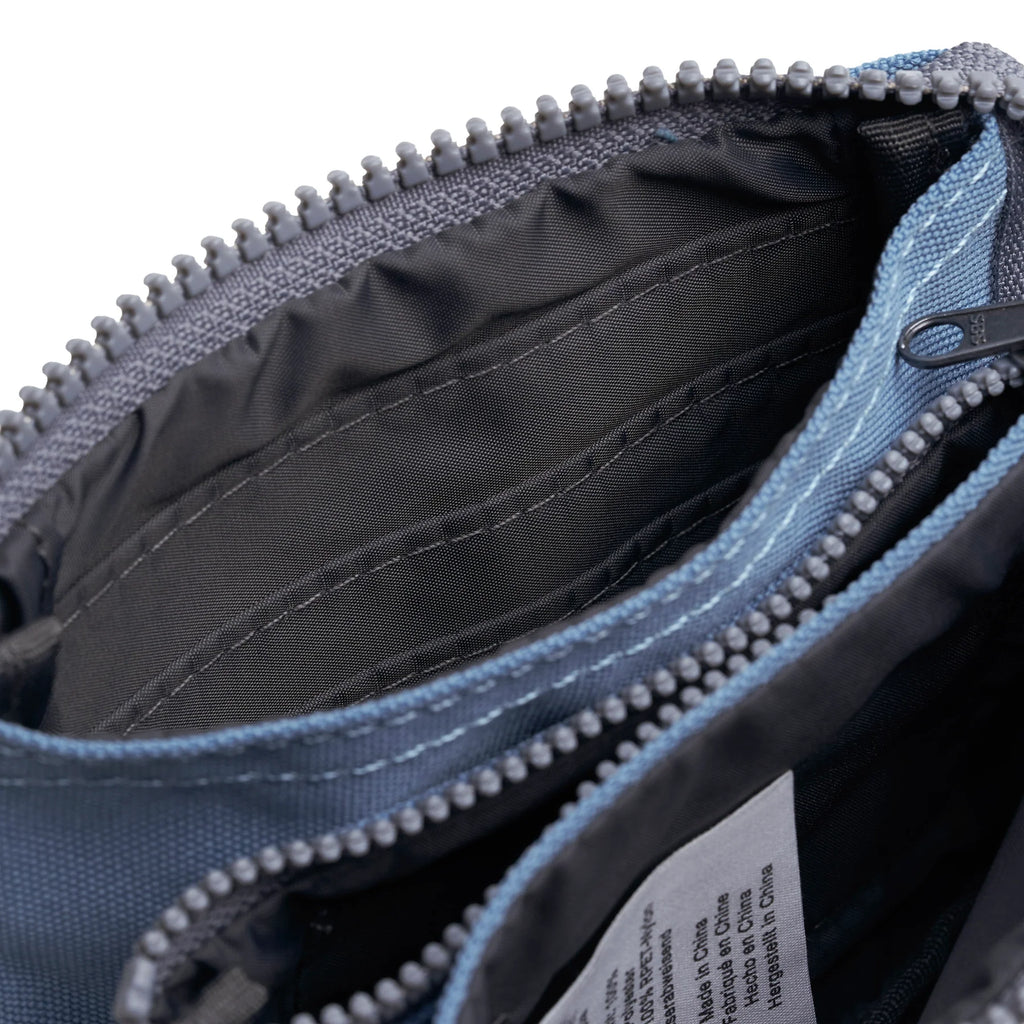 Roka Carnaby Purse Retro Blue Recycled Canvas