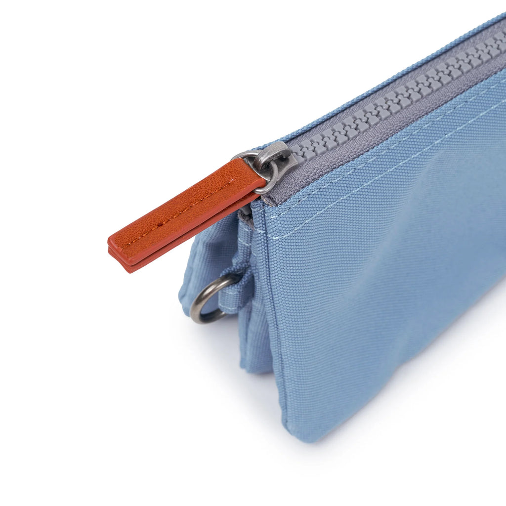 Roka Carnaby Purse Retro Blue Recycled Canvas