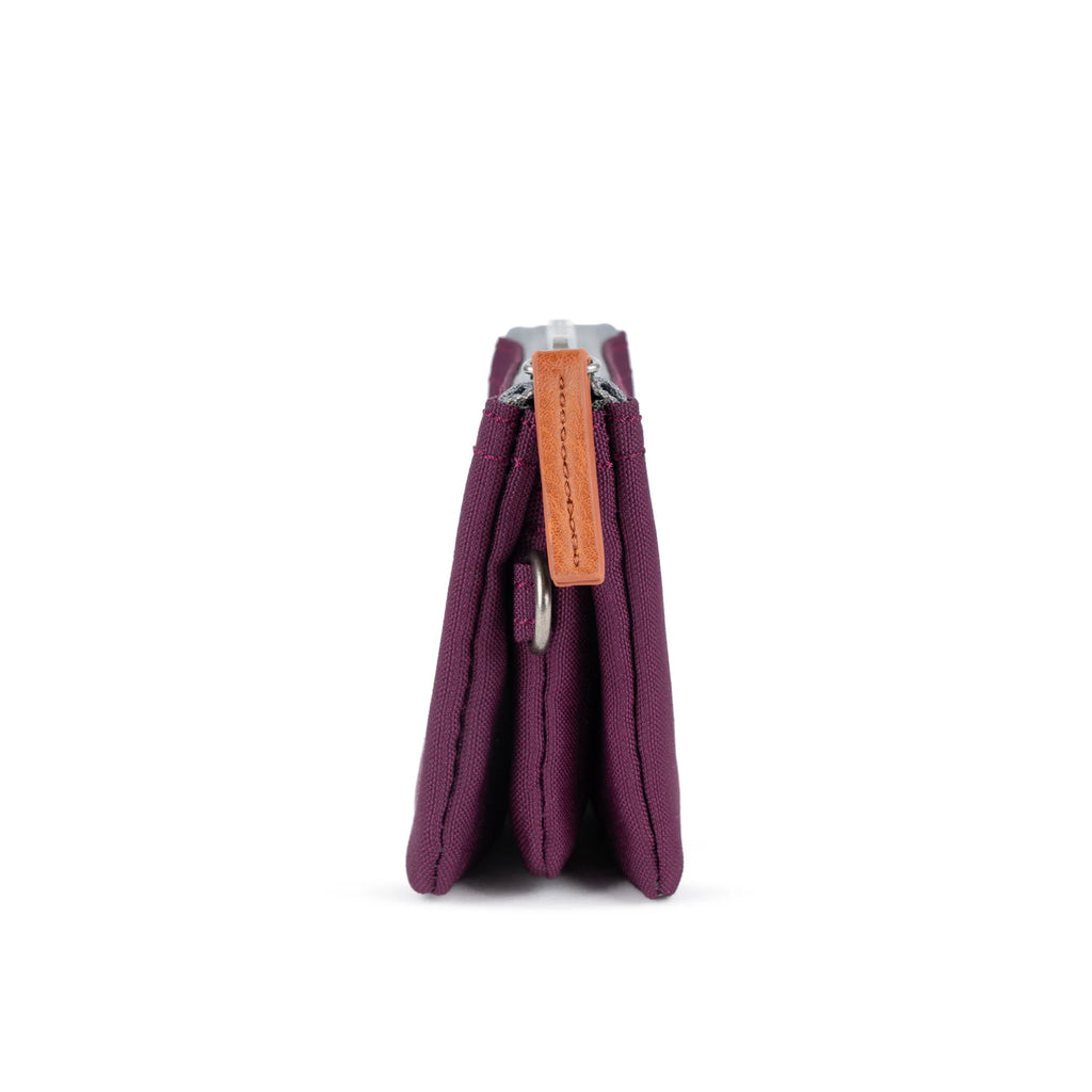 ROKA Carnaby Wallet Cherry Lacquer Recycled Canvas