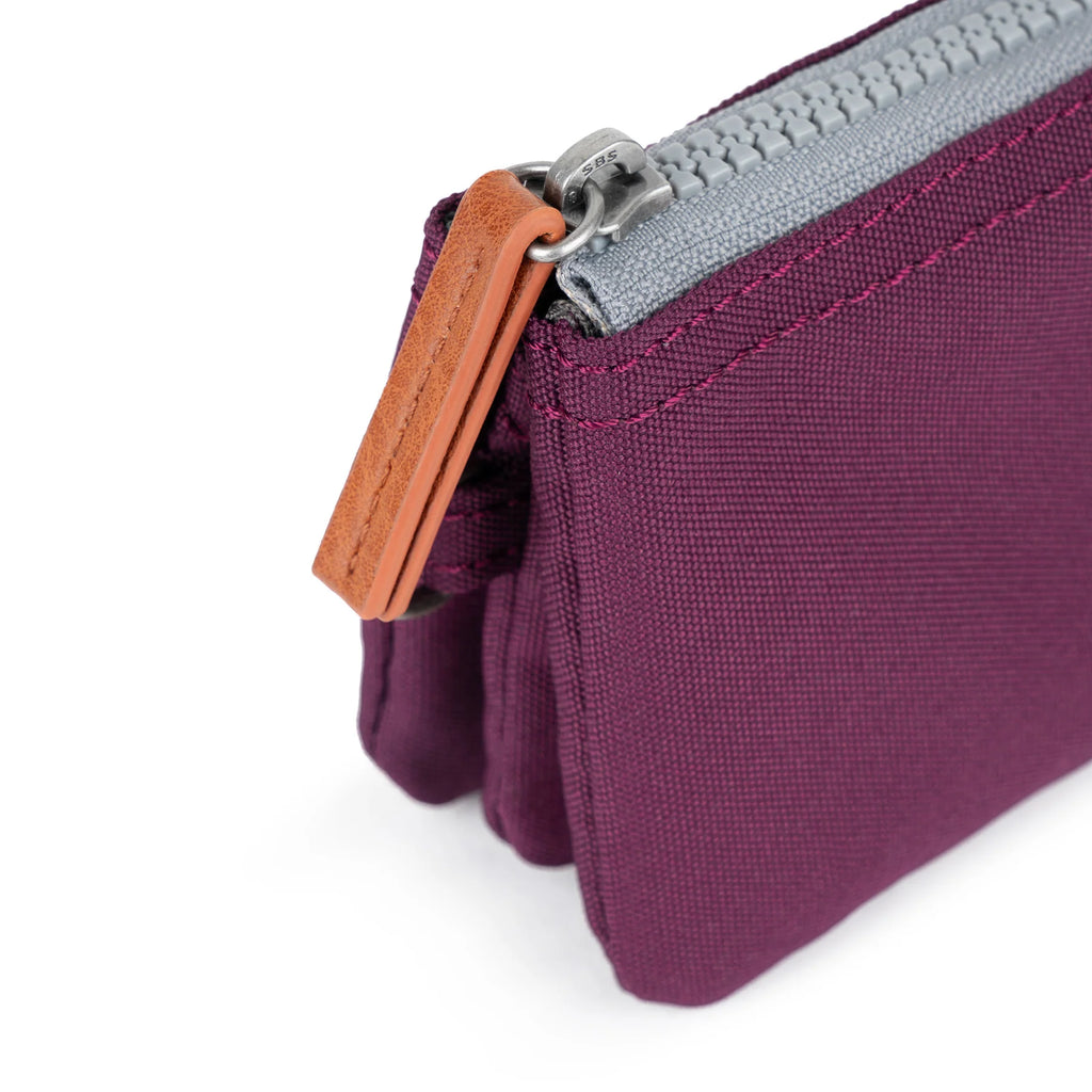 ROKA Carnaby Wallet Cherry Lacquer Recycled Canvas