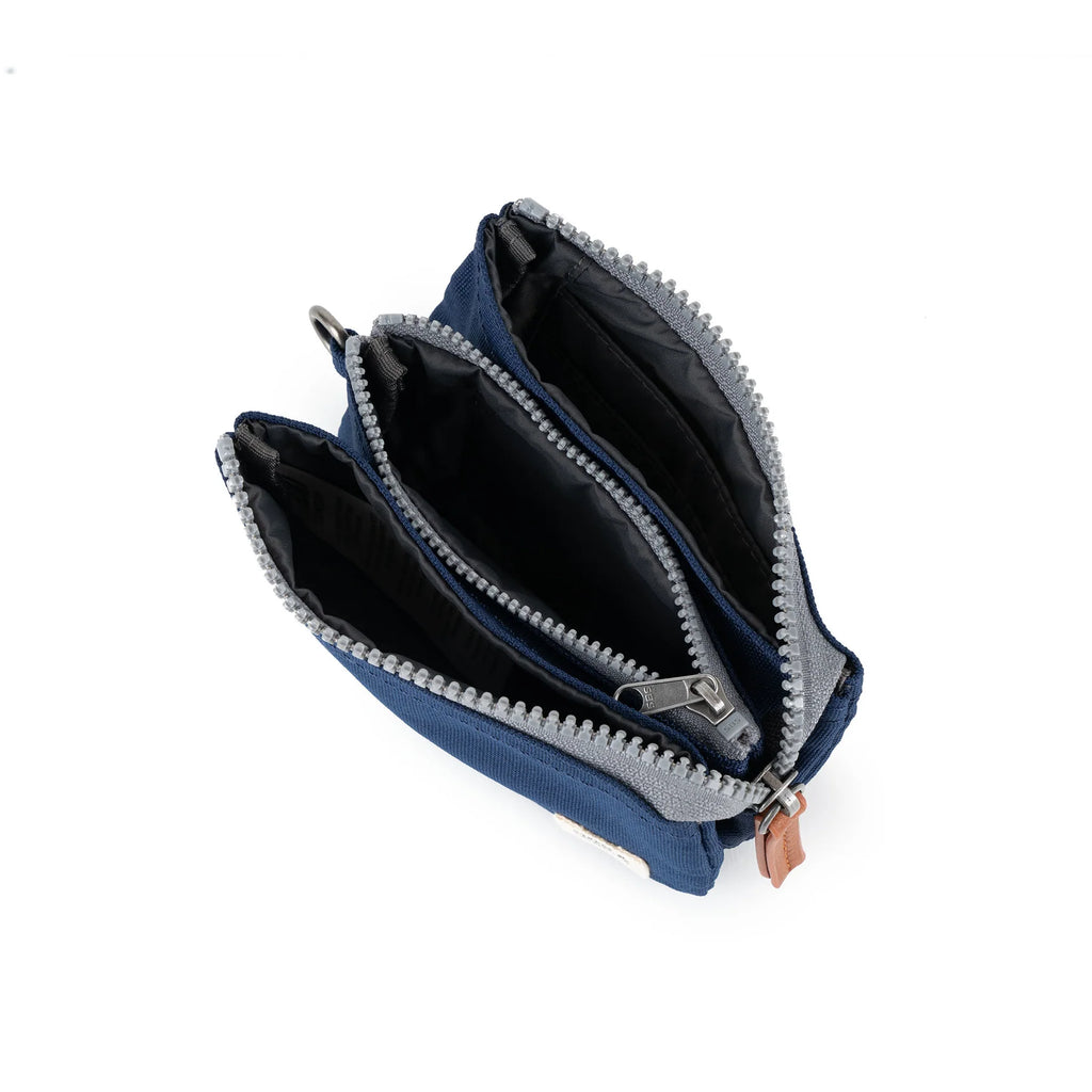 Roka Carnaby Purse Crisp Blue Recycled Canvas