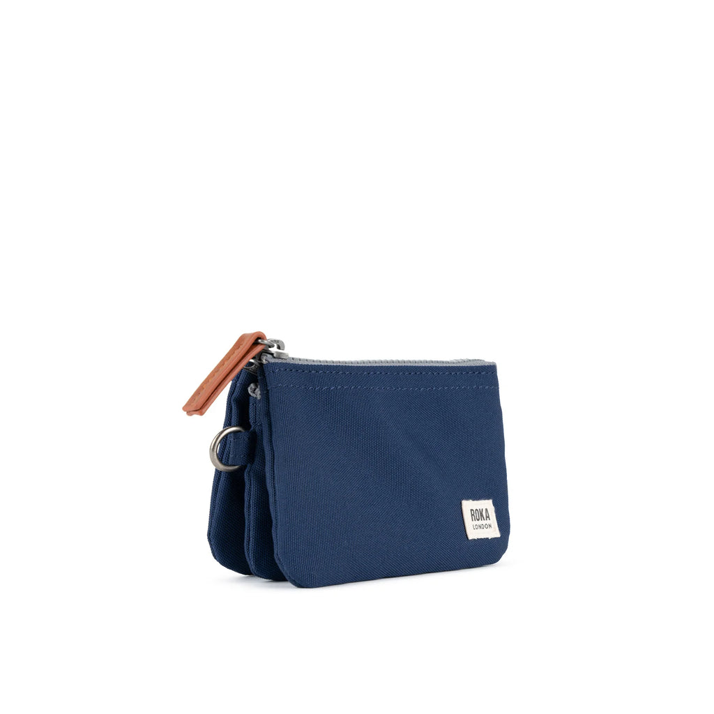 Roka Carnaby Purse Crisp Blue Recycled Canvas