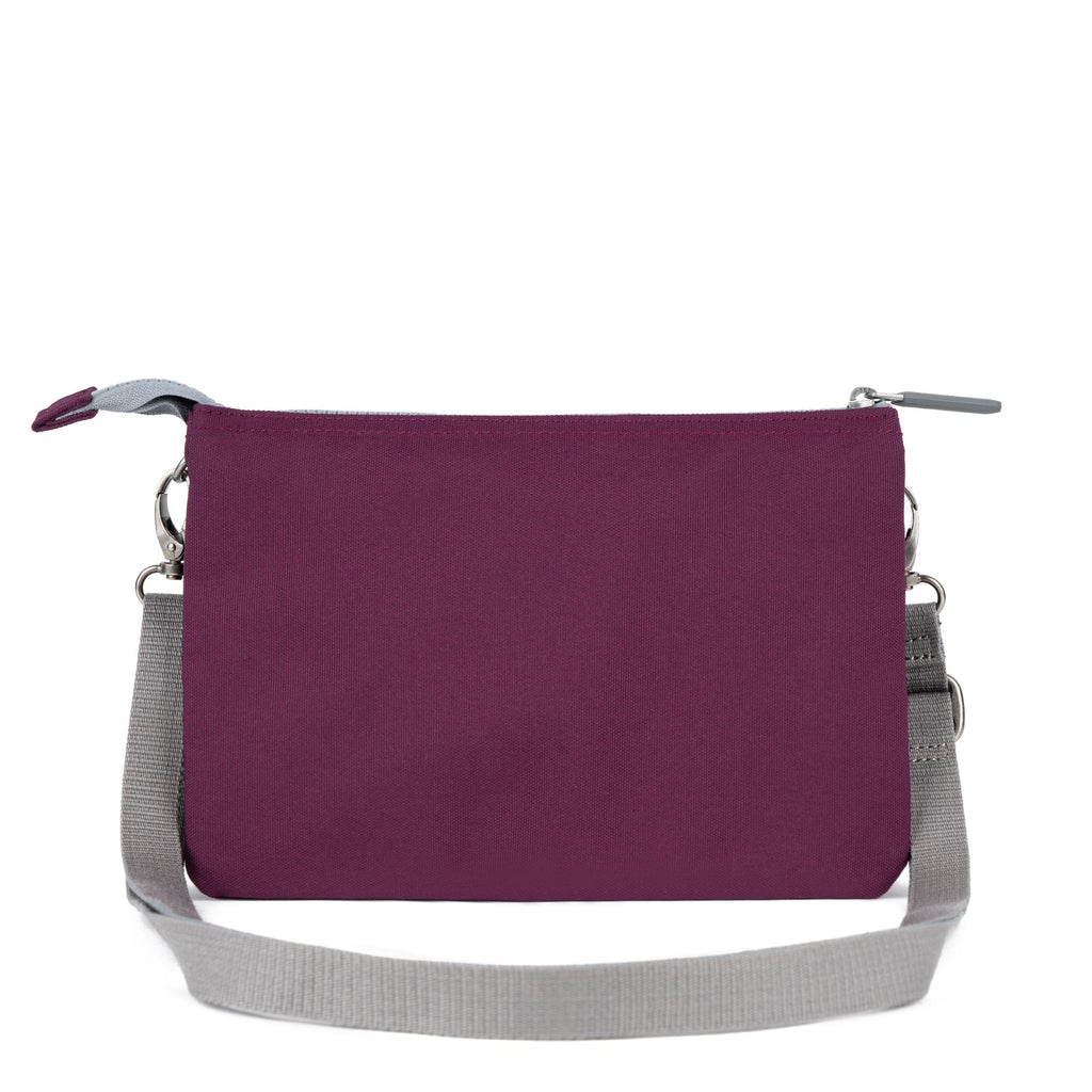 ROKA Carnaby Crossbody XL Cherry Lacquer Recycled Canvas