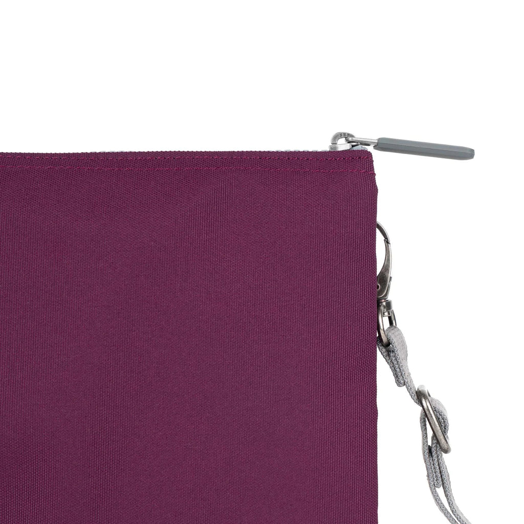 ROKA Carnaby Crossbody XL Cherry Lacquer Recycled Canvas