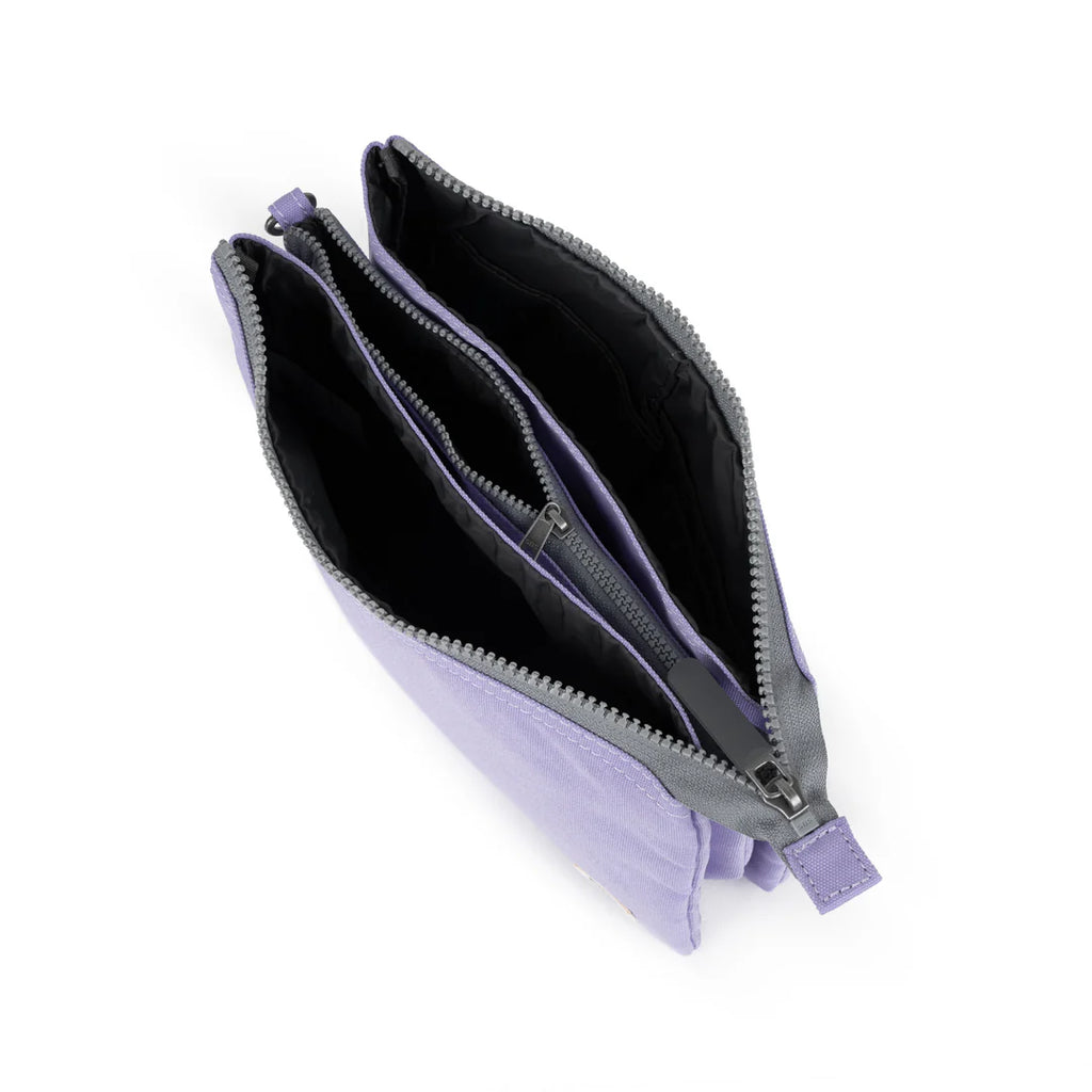 Roka Carnaby Wallet Small Lavender Canvas