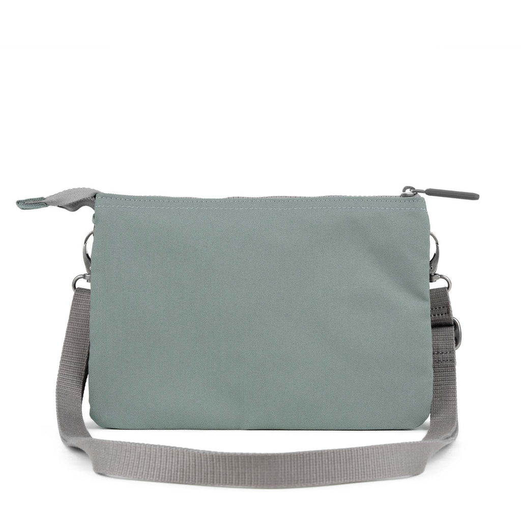 Roka Carnaby Crossbody XL Recycled Canvas Bag Pewter