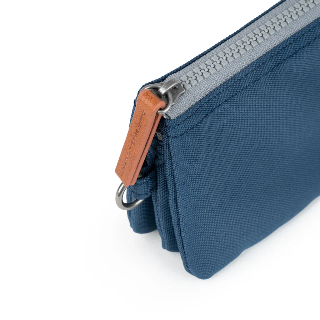 Roka Carnaby Wallet Small Deep Blue Canvas