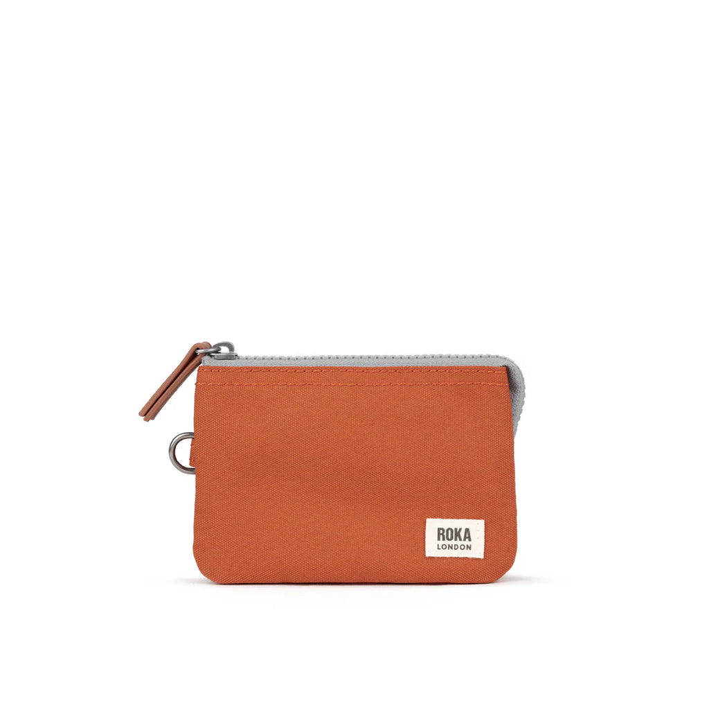 Roka Carnaby Wallet Small Pumpkin Canvas