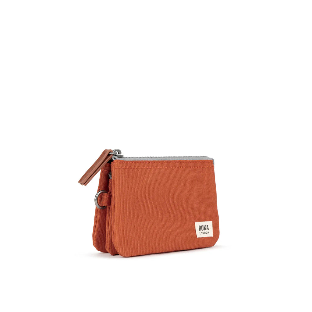 Roka Carnaby Wallet Small Pumpkin Canvas