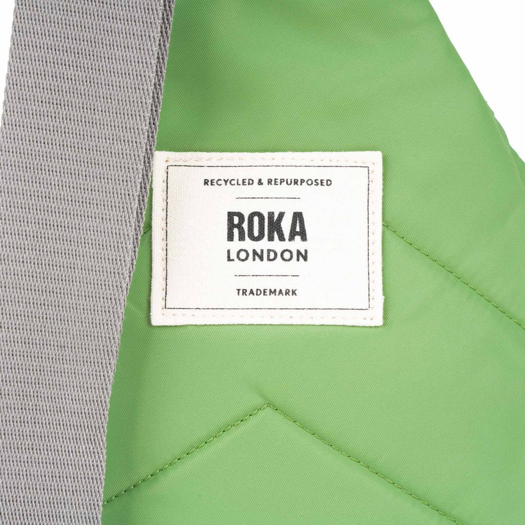 Roka Willesden B Kiwi Recycled Nylon Crossbody