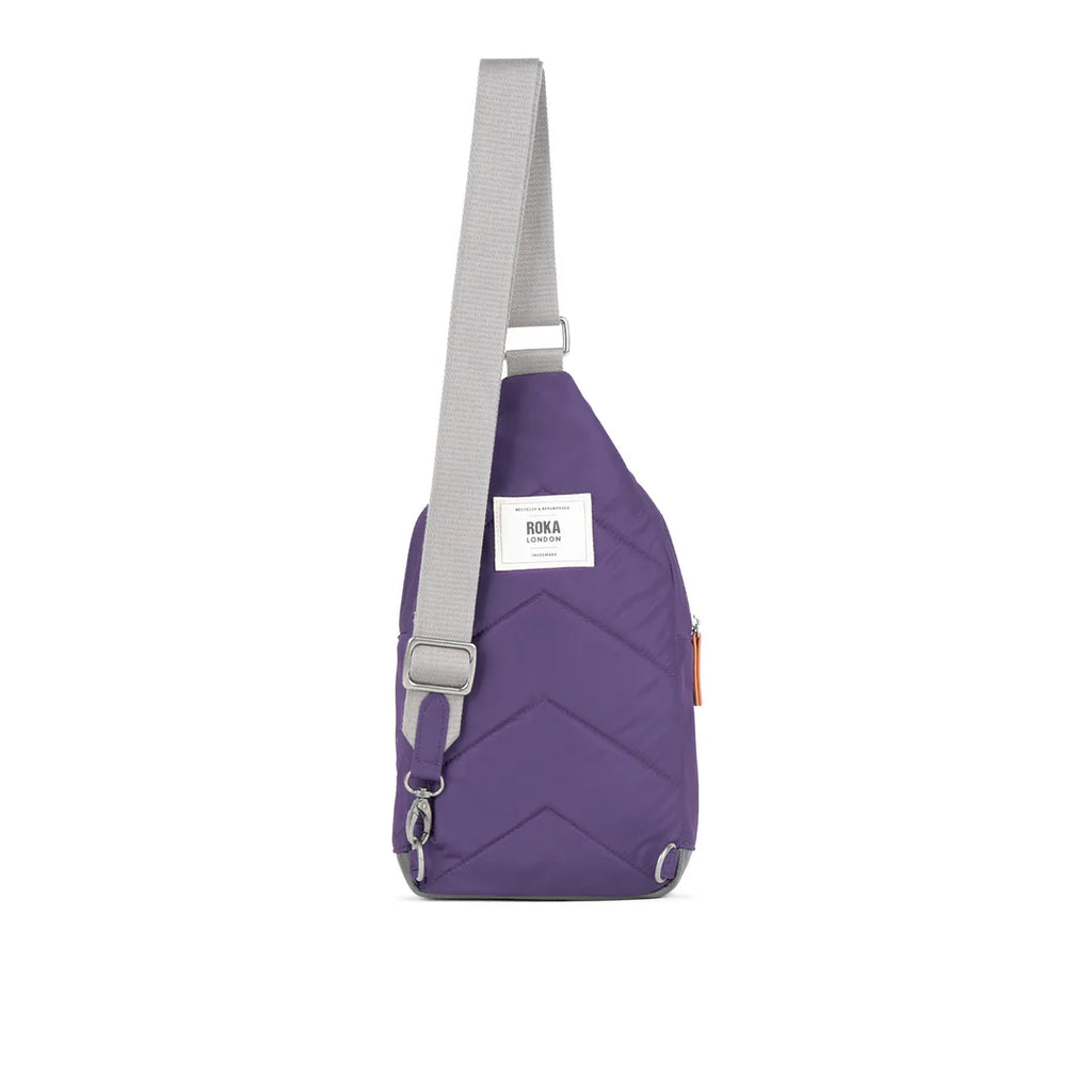 Roka Willesden B Majestic Purple Recycled Nylon Crossbody