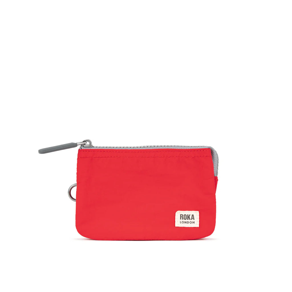 Roka London Carnaby Small Wallet Cranberry