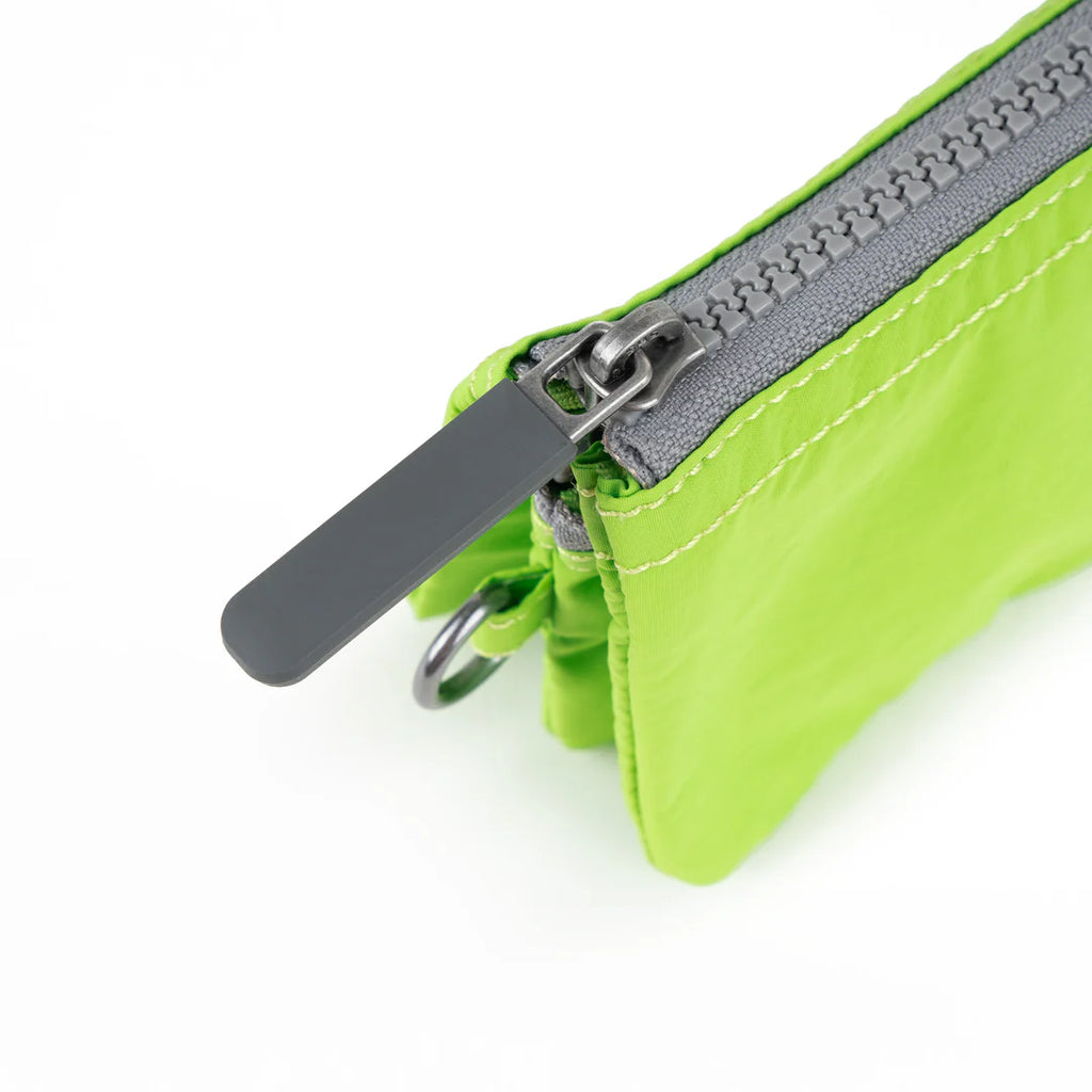 Roka Carnaby Wallet Small Recycled Taslon Lime