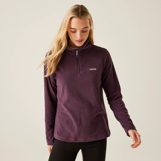 Regatta Women's Sweethart Lightweight Half-Zip Fleece | Deep Plum