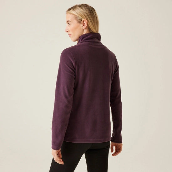 Regatta Women's Sweethart Lightweight Half-Zip Fleece | Deep Plum