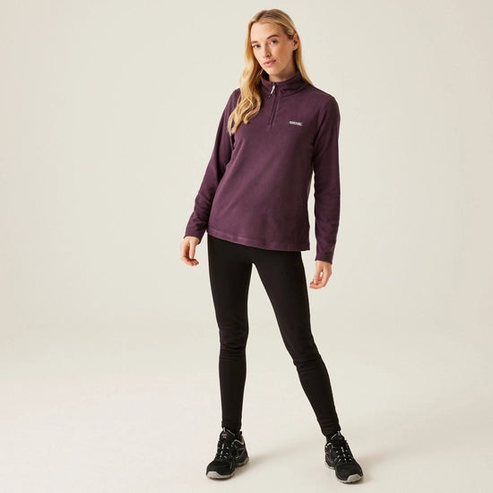 Regatta Women's Sweethart Lightweight Half-Zip Fleece | Deep Plum
