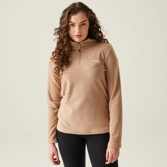 Regatta Women's Sweethart Lightweight Half-Zip Fleece | Warm Taupe