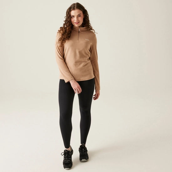 Regatta Women's Sweethart Lightweight Half-Zip Fleece | Warm Taupe