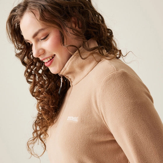 Regatta Women's Sweethart Lightweight Half-Zip Fleece | Warm Taupe