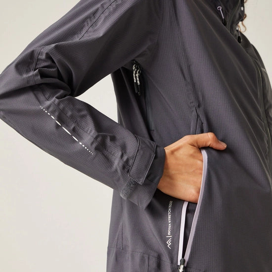 Regatta Women’s Okara Waterproof Jacket Seal Grey