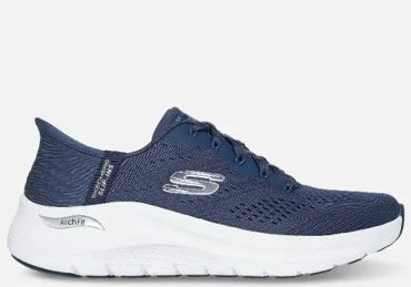 Skechers 150066 Slip Ins: Arch Fit 2.0 - Easy Chic Ladies Trainer Navy ...