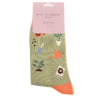 Miss Sparrow Ladies Bamboo Socks - In The Allotment