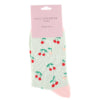 Miss Sparrow Ladies Bamboo Socks - Mini Cherries