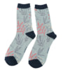 Miss Sparrow Ladies Bamboo Socks - Branches & Berries