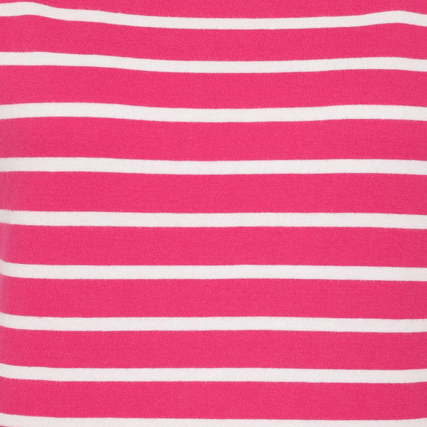 Lazy Jacks Ladies Stripe Breton T Shirt LJ8 Sorbet