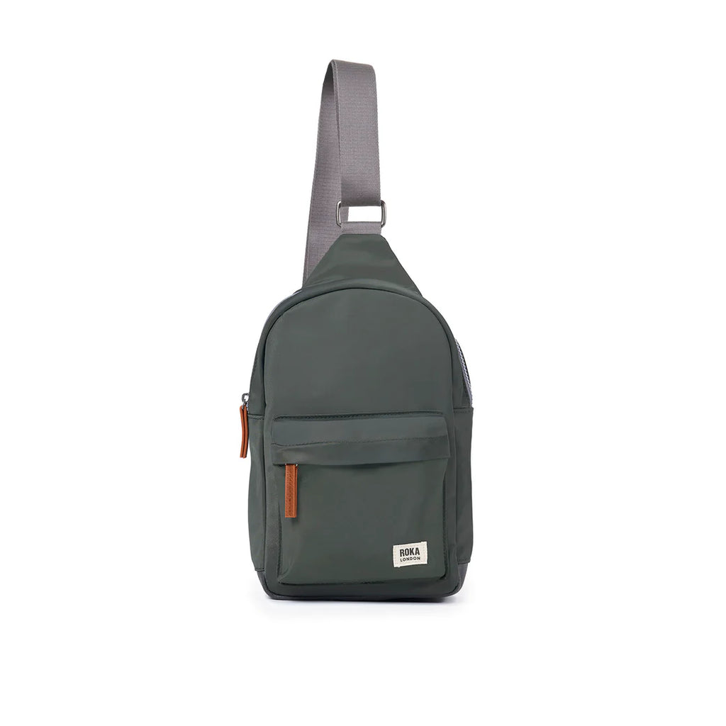 Roka London Willesden B Crossbody Bag Thyme