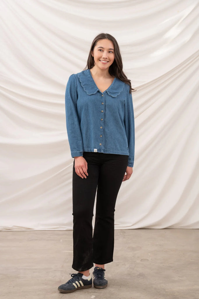Lighthouse Ada Blouse Denim