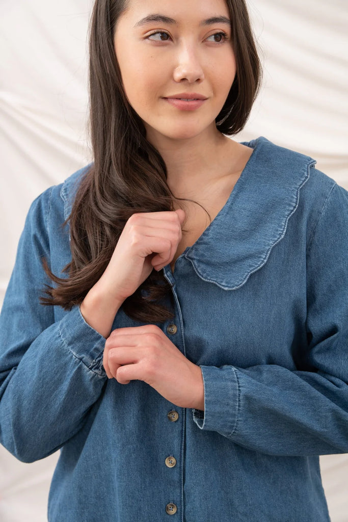 Lighthouse Ada Blouse Denim