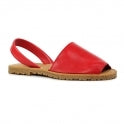 Lunar Amara Ladies Leather Sandal Red JLM002