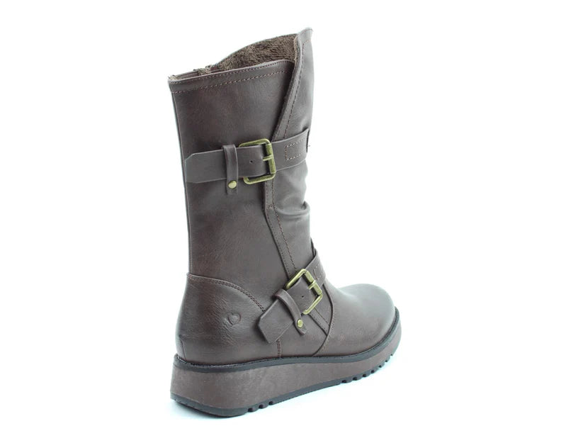 Heavenly Feet Hannah 4 Mid Height Boot Chocolate