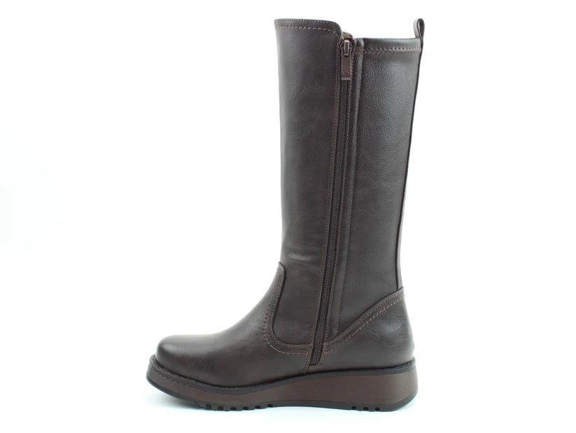 Heavenly Feet Luna Long Boot Chocolate