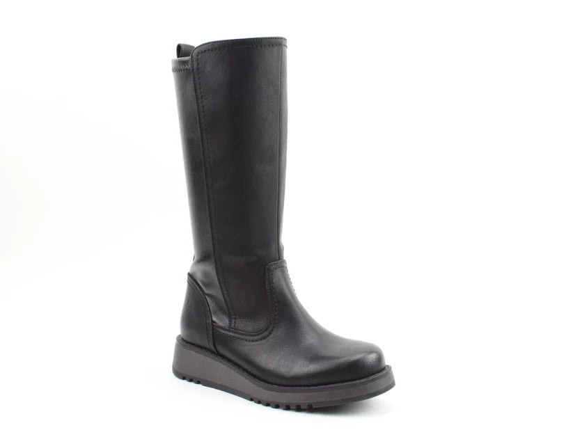 Heavenly Feet Luna Long Boots Black