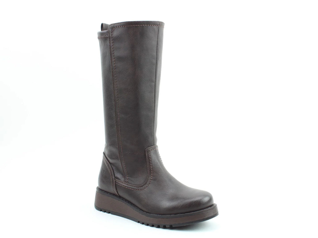 Heavenly Feet Luna Long Boot Chocolate