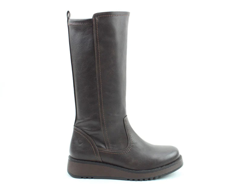 Heavenly Feet Luna Long Boot Chocolate