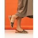 Lunar Azura Ladies Sandal Leather Leopard Print JLM001