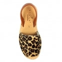 Lunar Azura Ladies Sandal Leather Leopard Print JLM001