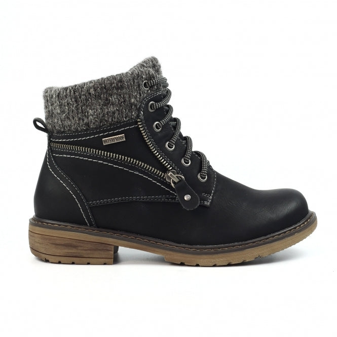 Lunar Benson III New Black Ladies Ankle Boot GLB090