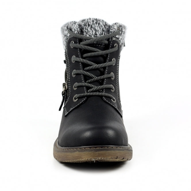 Lunar Benson III New Black Ladies Ankle Boot GLB090