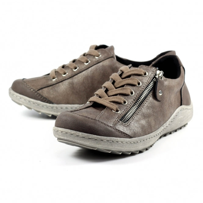 Lunar Bianca Ladies Trainer Taupe DLB021