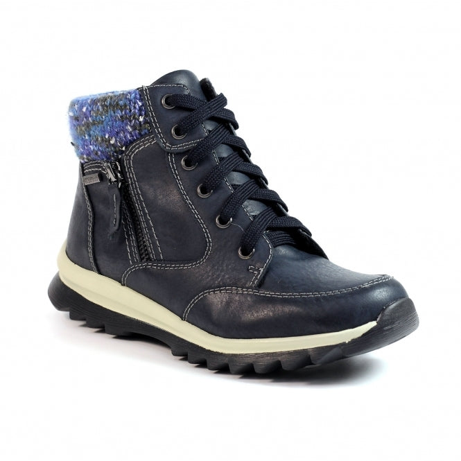 Lunar Buttermere Ladies Ankle Boot GLB115 Navy Blue