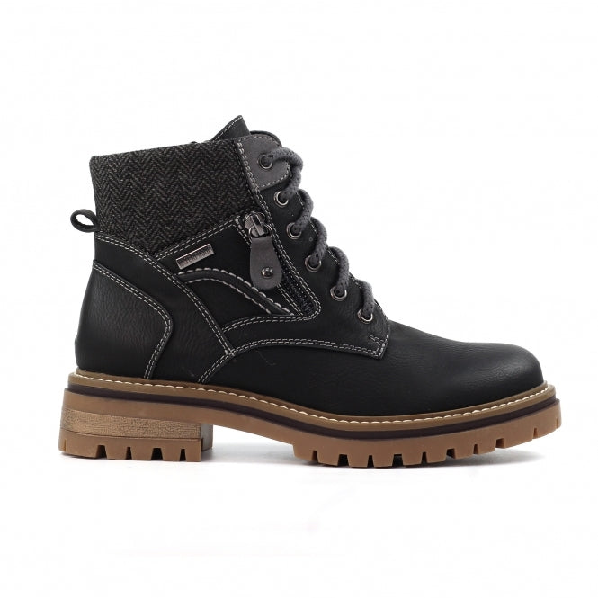 Lunar Caramel Ladies Ankle Boot GLB212 BK Black