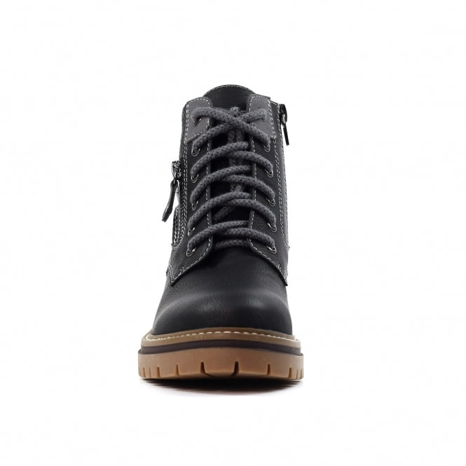 Lunar Caramel Ladies Ankle Boot GLB212 BK Black