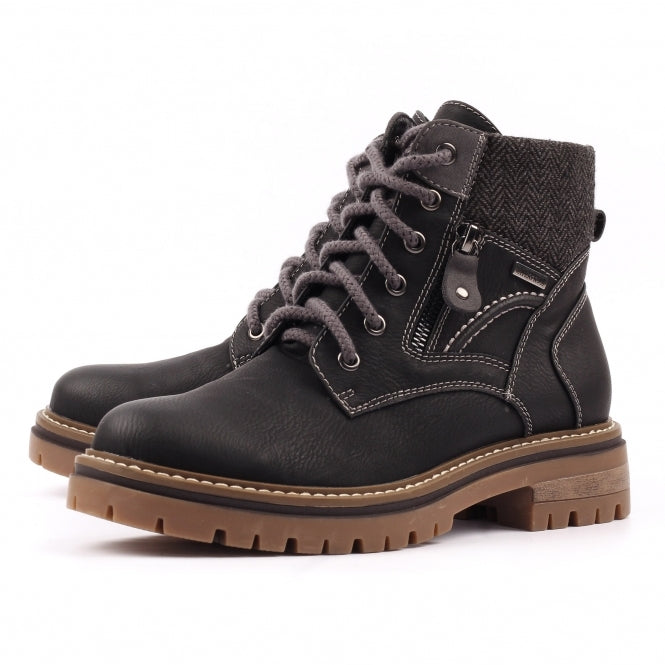 Lunar Caramel Ladies Ankle Boot GLB212 BK Black